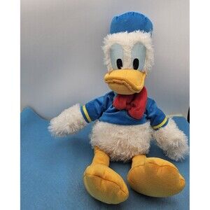 Disney Theme Park Disneyland Disney World Donald Duck plush 16" Fuzzy Plush VTG